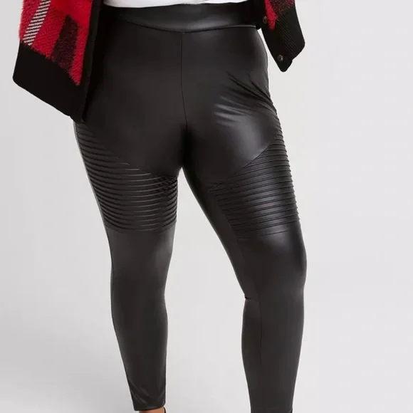 Torrid Full-Length Faux Leather Moto Legging NWT - Picture 2 of 4